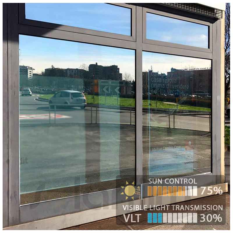 Film miroir 70% pour l'extérieur